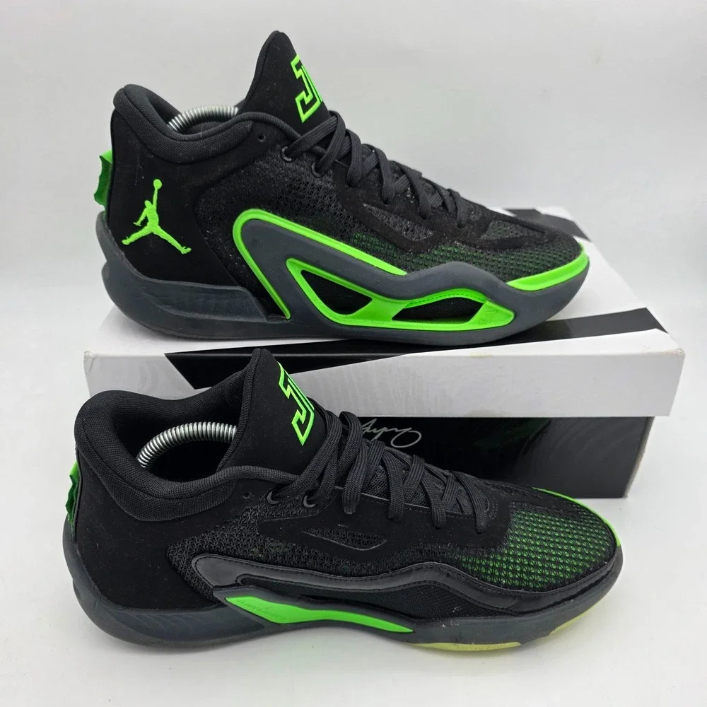 Jordan Tatum 1 Black Green Strike Celtics Basketball Shoes Trainers 9.5 Men's